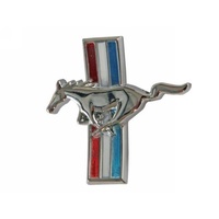 1964 - 1965 Mustang Glove Box Emblem (Curved)
