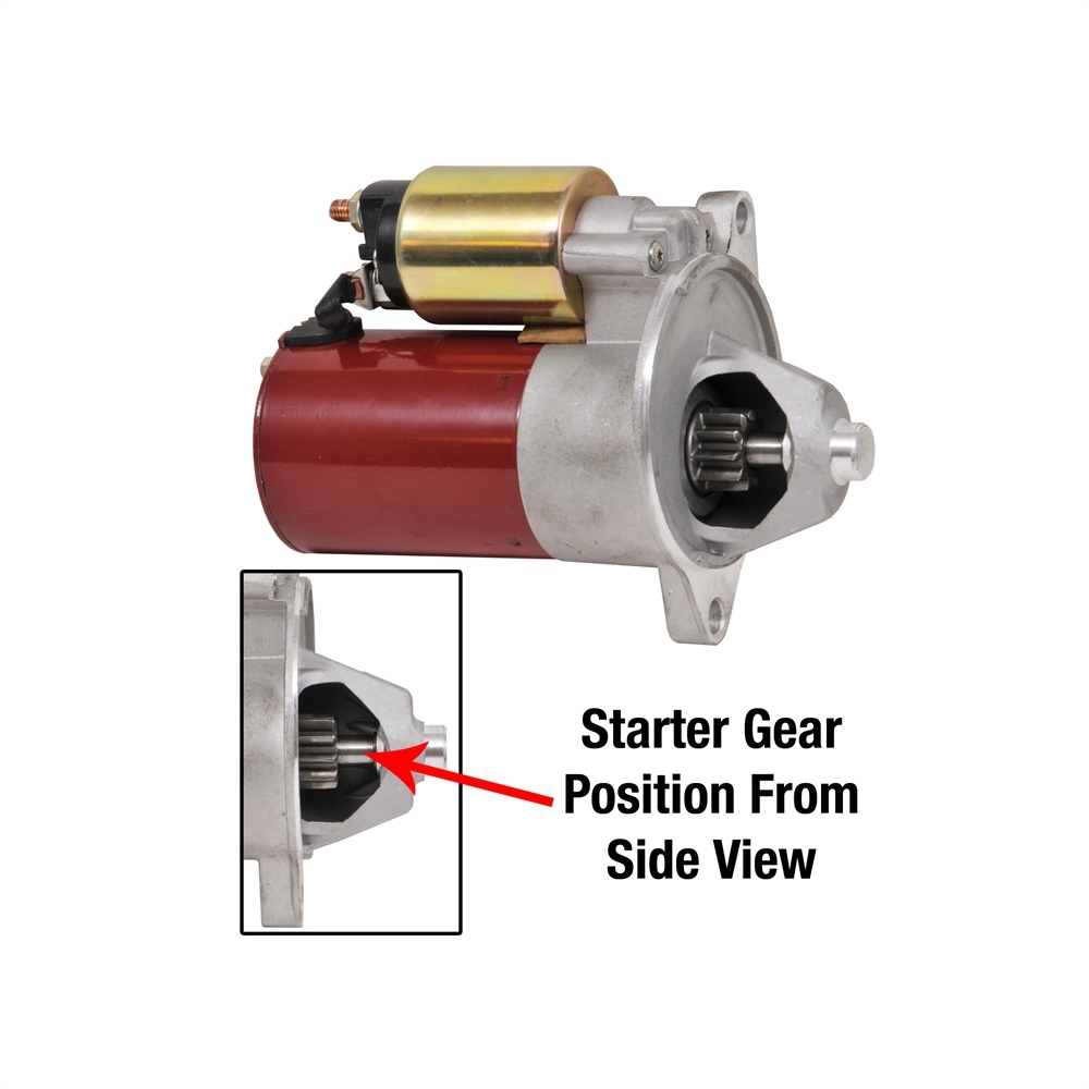 3132N Ford Clapper Starter Motor 1.9hp Manual Trans 164 Tooth Flywheel