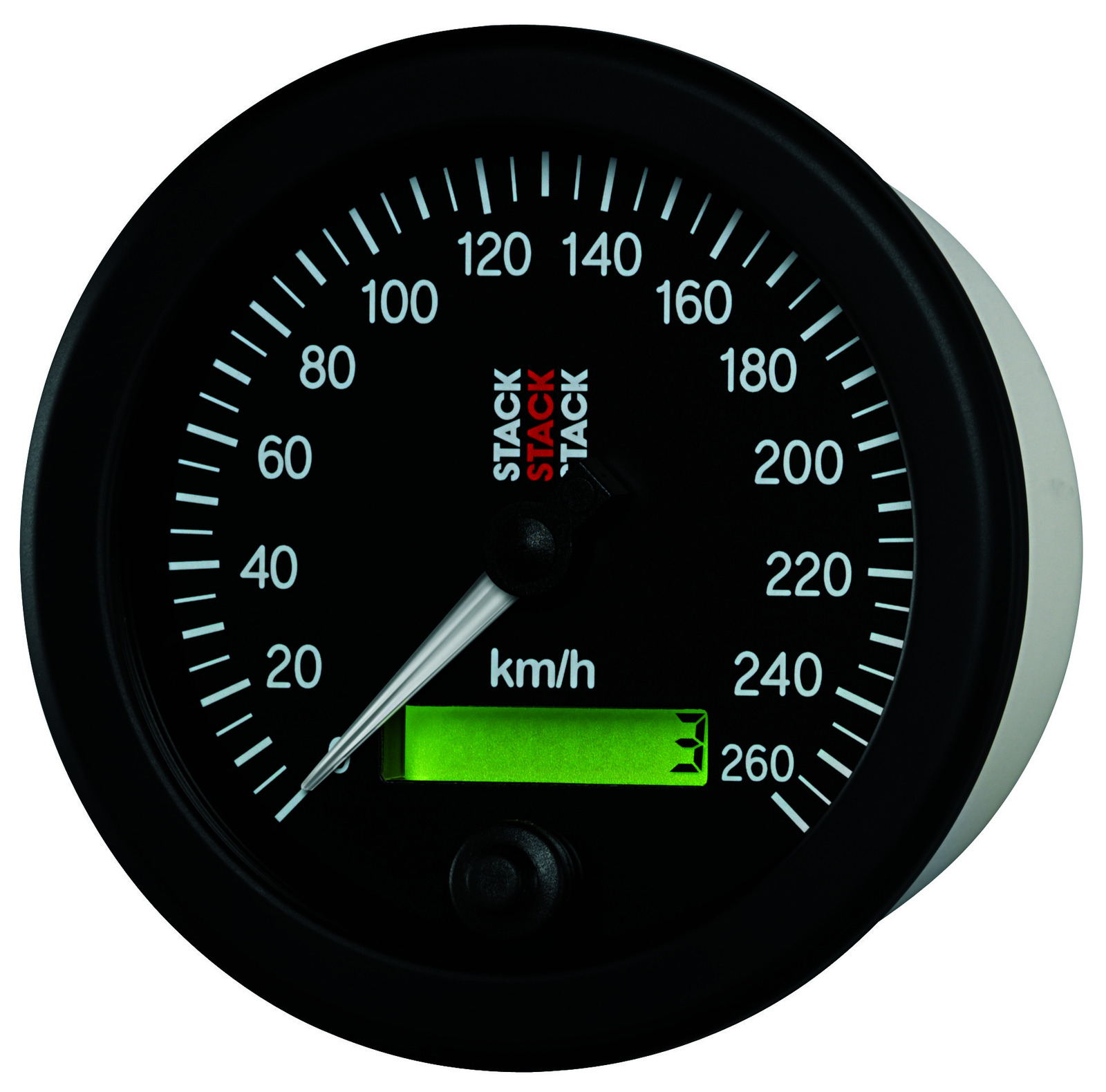 ATMST380X Stack 88mm Speedometer (0-260 Km/H)