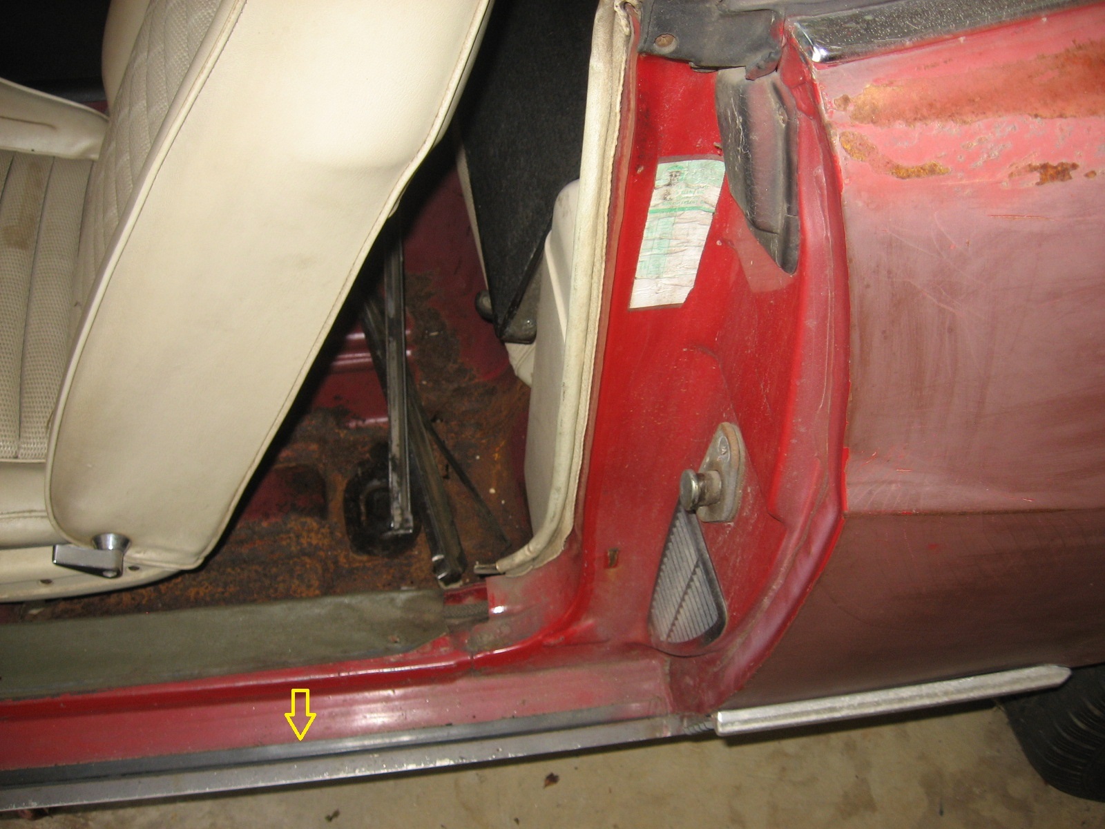 1970 Mustang Mach 1 Rocker Molding Filler Strip Set