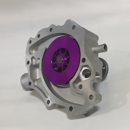 Ford 351C 351M 400M Polished Aluminum High Volume Water Pump Clockwise Rotation