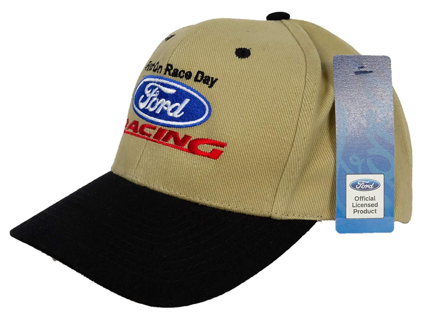 Ford Racing Logo Hat (Black & Khaki)