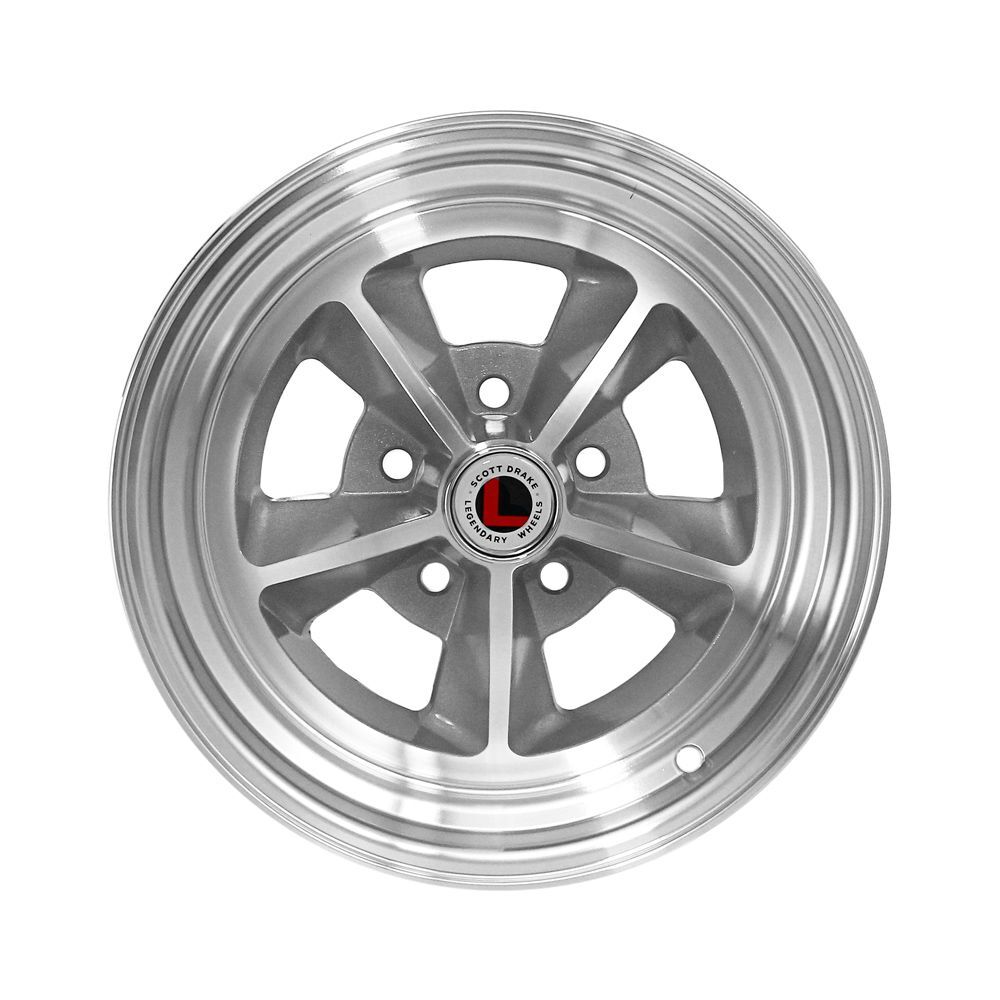 Legendary Wheels LW69-50754B 15 x 7 Legendary GT9 Alloy Wheel 5 on 4.5 ...