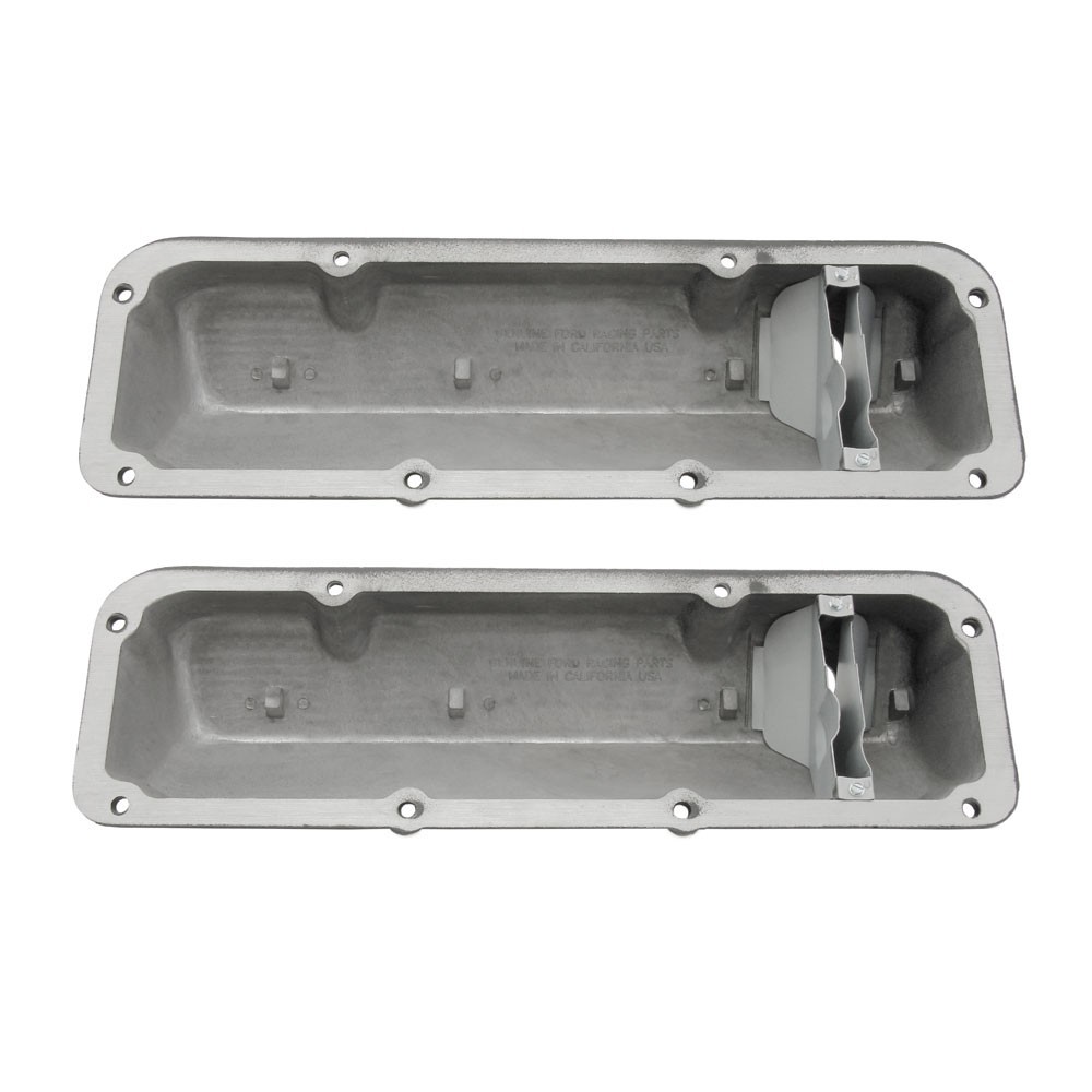 Ford Racing Valve Covers (302C 351C) Satin Black Finned