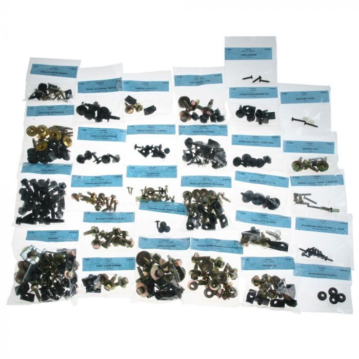 Scott Drake MBKD2ZBMASTER 1972 Mustang Master Body Hardware Kit