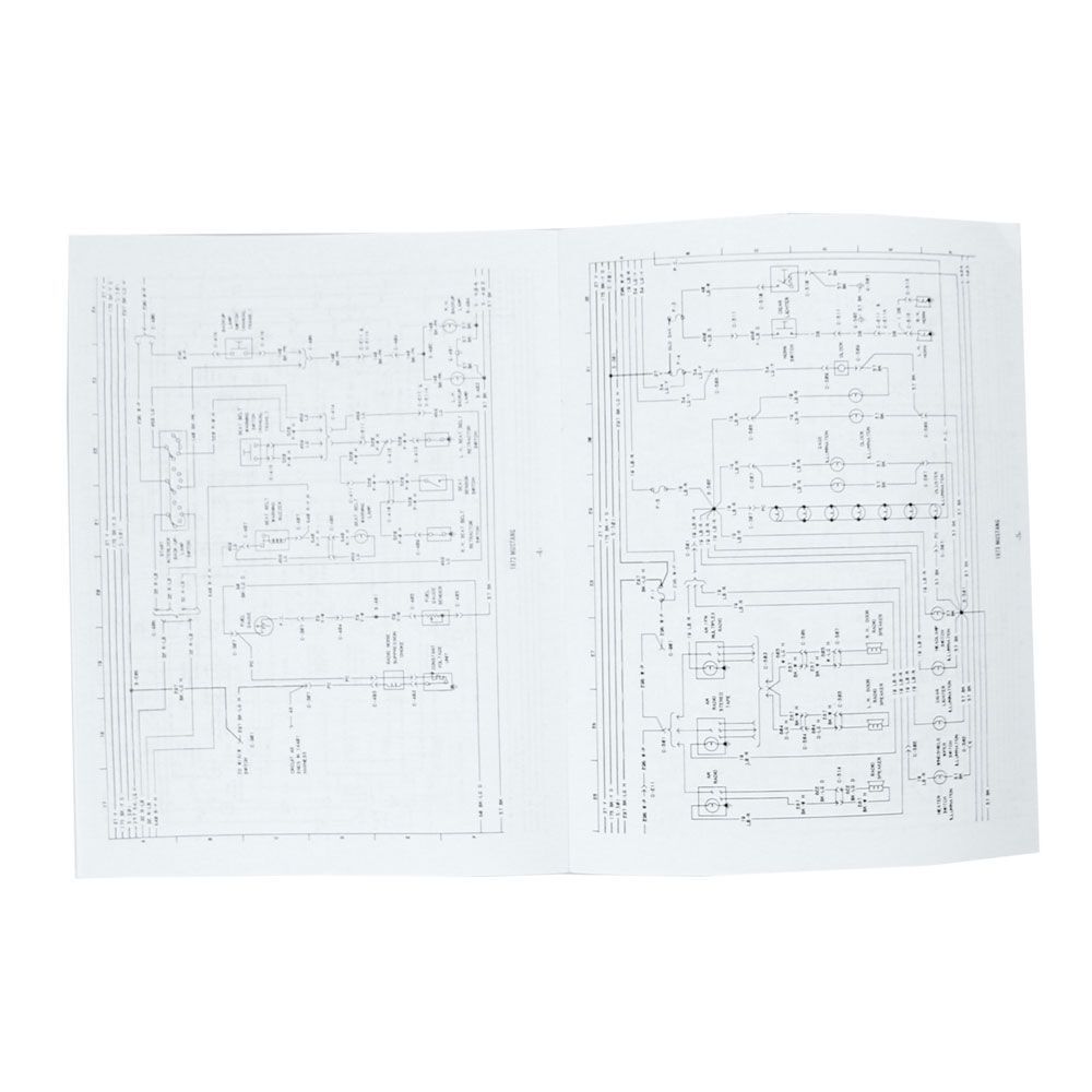 Jim Osborn Reproductions MP-9 1973 Mustang Wiring Diagram Manual