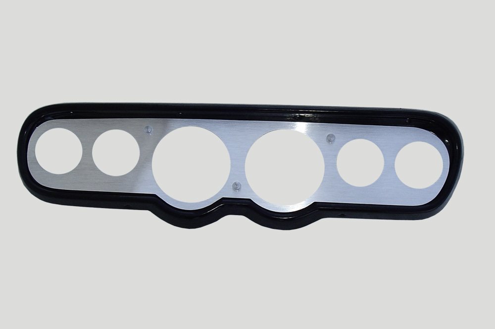 1965 1966 Mustang 6 Gauge Instrument Bezel With Aluminium Insert
