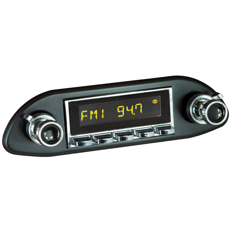 RetroSound R411 RetroSound Radio Faceplate Black "Porsche 356 Black"