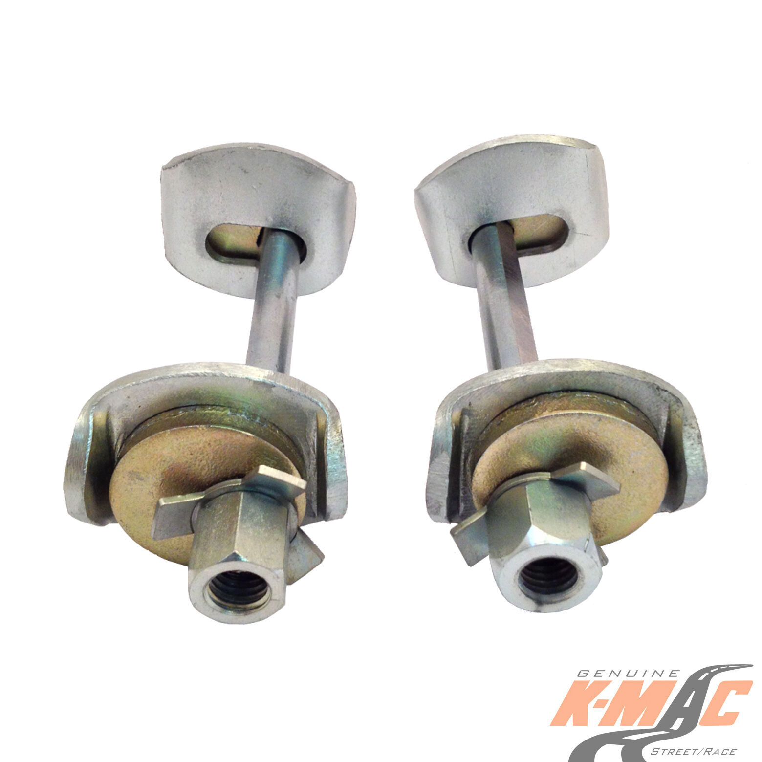 KMAC 180116D 1964 1966 Mustang Lower Control Arm Camber Adjusting Conversion Kit + 2 Degrees