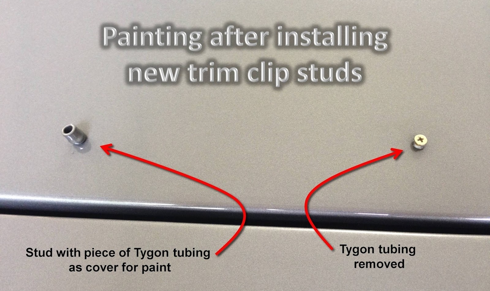 Custom Mustangs 4492963XX Windscreen Moulding Clip & Reveal Molding