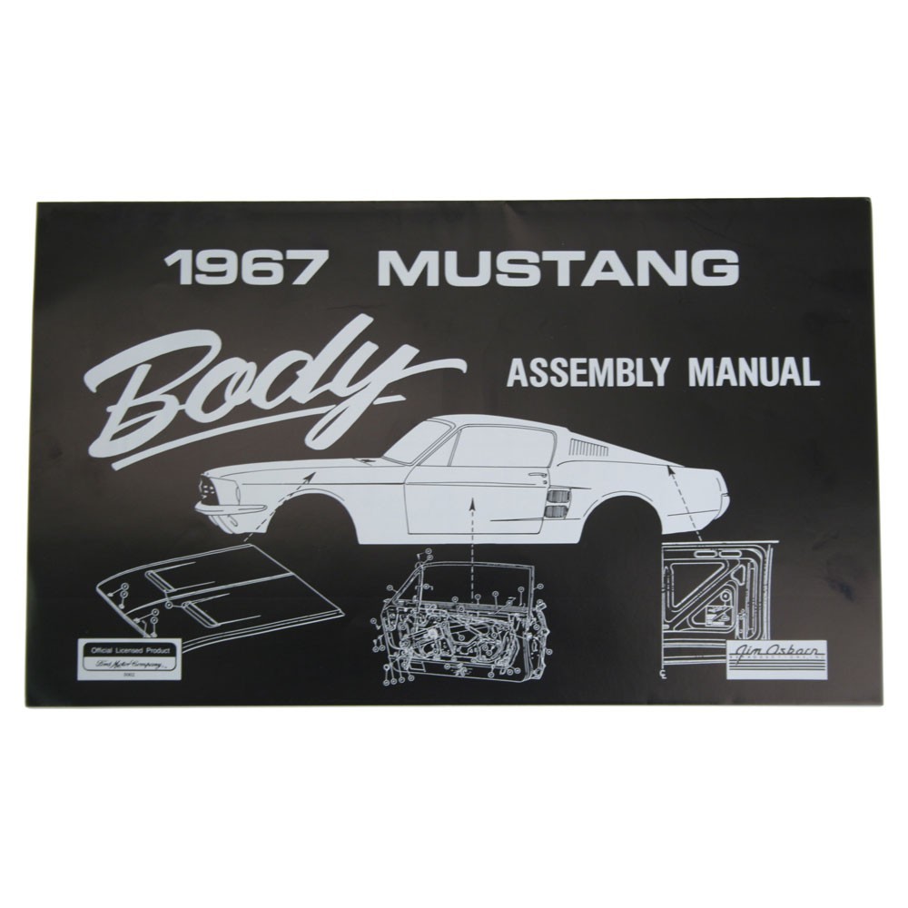 Jim Osborn Reproductions AM-SET-67 1967 Mustang Assembly Manual Set