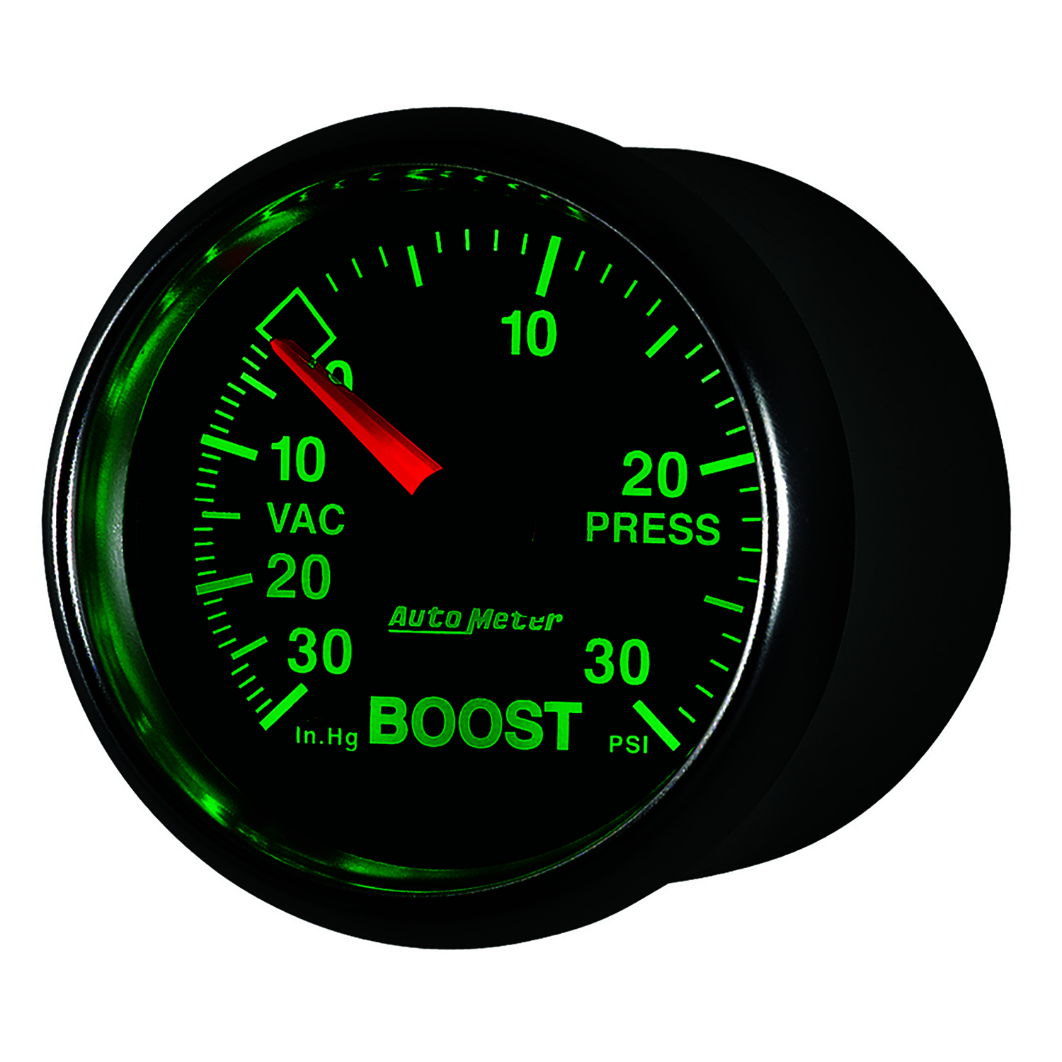Autometer ATM3803 GS 21/16" Mechanical Boost/Vacuum Gauge (30 In Hg/30