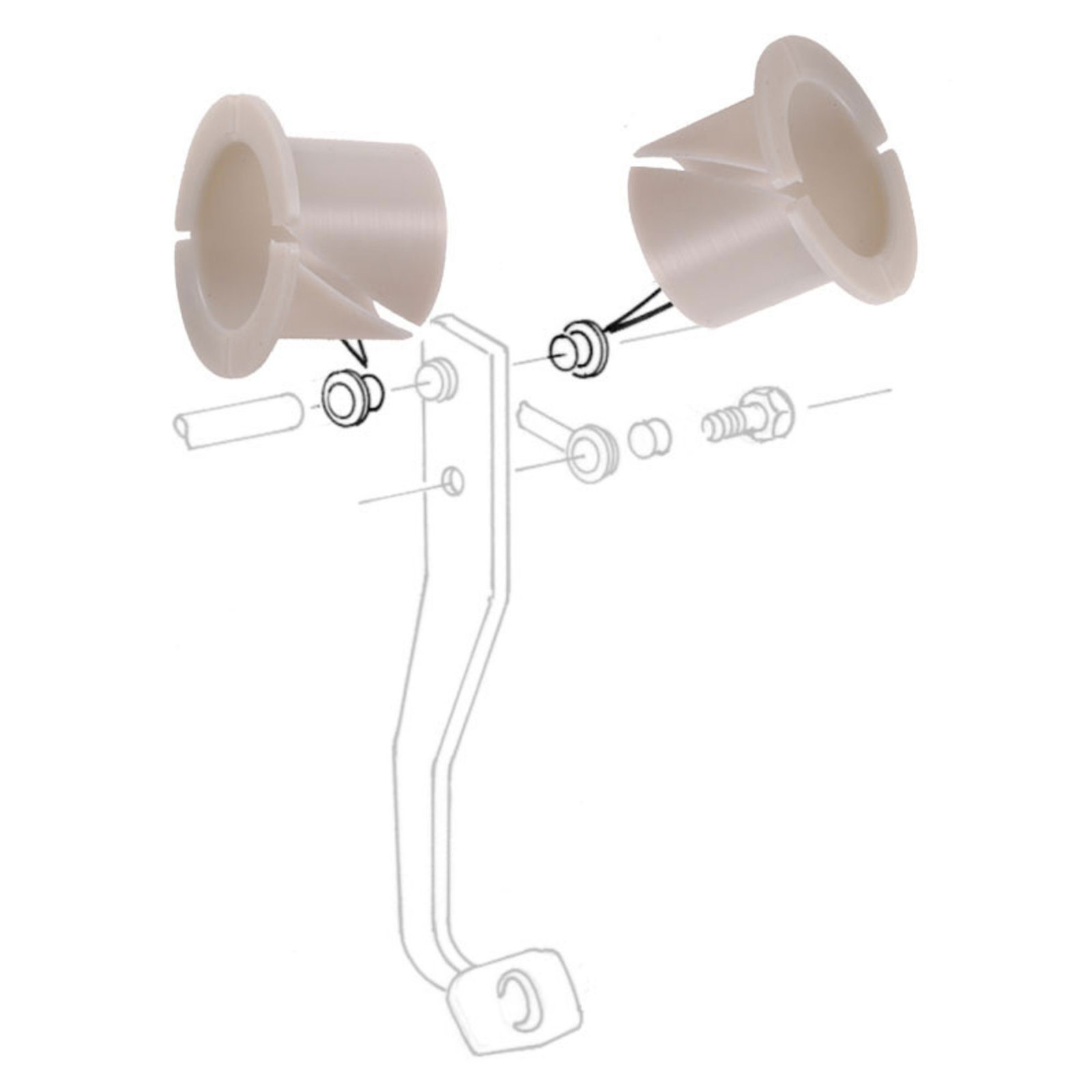 1964 1973 Mustang Brake & Clutch Pedal Bushing