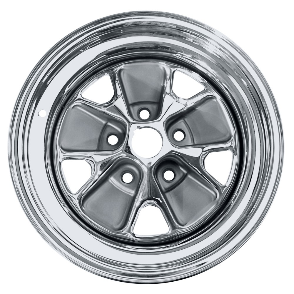 Scott Drake C5ZZ 1007 ER 1964 1967 Mustang Styled Steel Wheel 15x8 