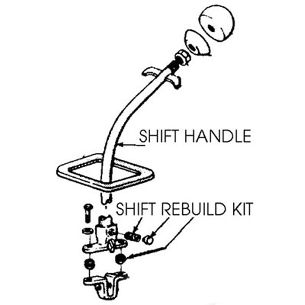 1964 1968 Mustang Super Shift Lever Rebuild Kit (3 speed)
