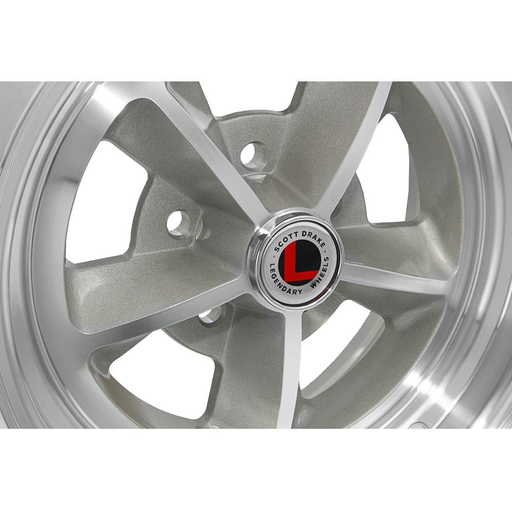 Legendary Wheels LW69-50754B 15 x 7 Legendary GT9 Alloy Wheel 5 on 4.5 ...