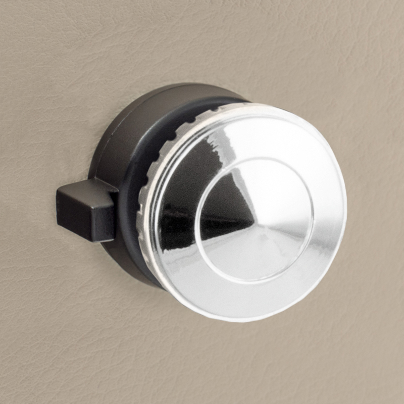 RetroSound R14 RetroSound Front Control Knobs Chrome Pair