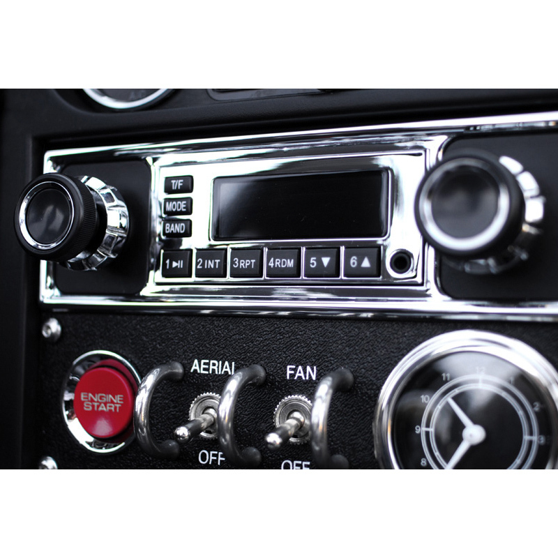 RetroSound Radio Chrome Face Plate
