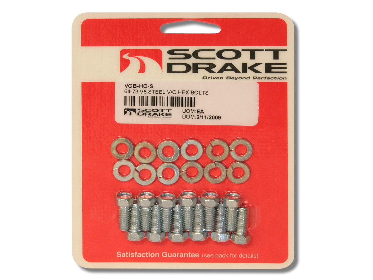 Ford Valve Cover Bolt Set (Hex Head) 6 Cyl & Small Block Steel or