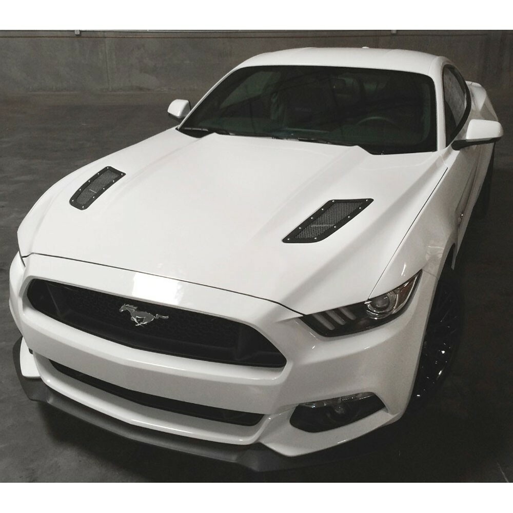 2015 2017 Mustang Speed Mesh Hood Vent Kit