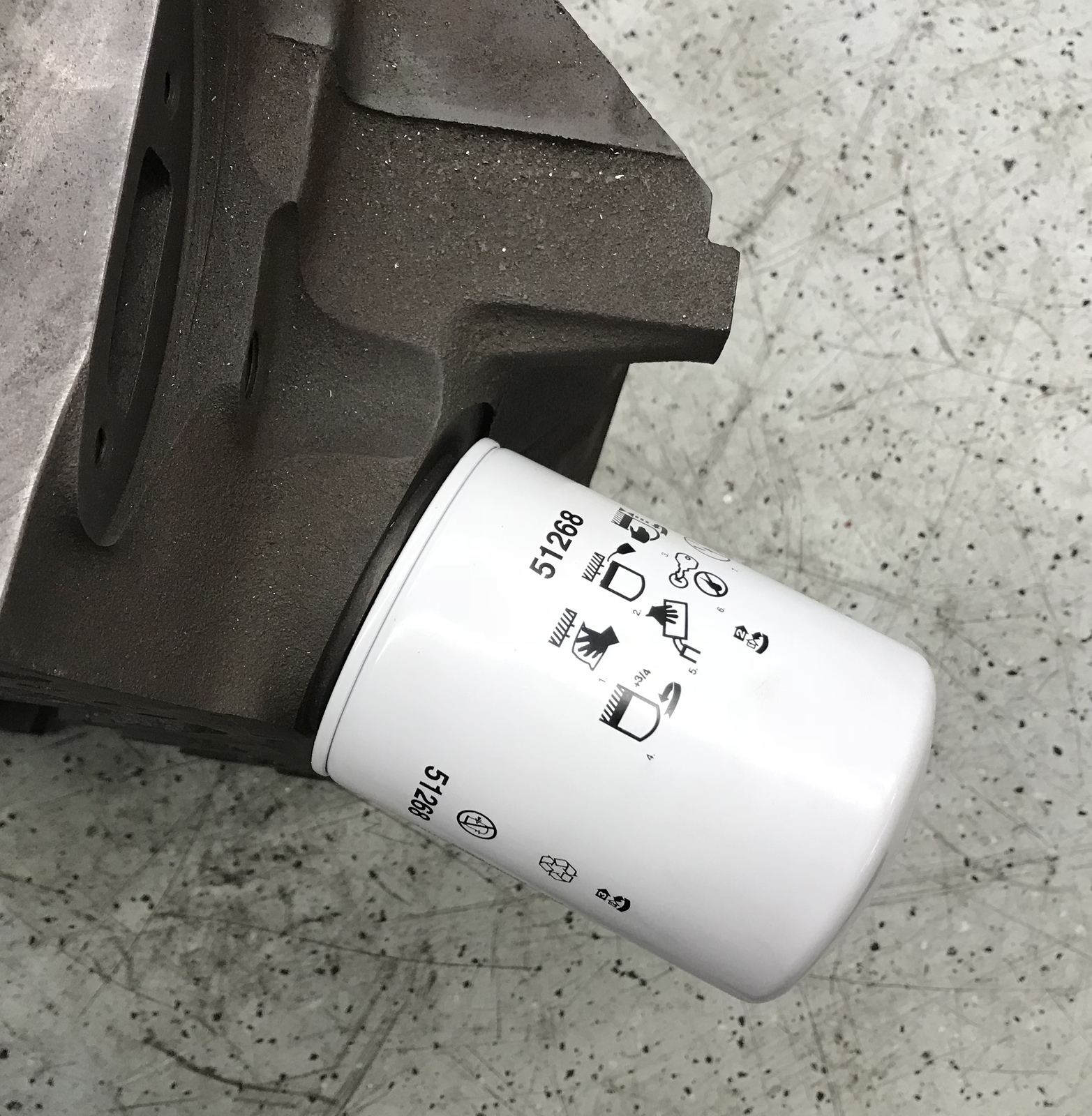 TrackBoss Oil Filter Adapter for Ford Cleveland, Windsor & 429/460 Big Block