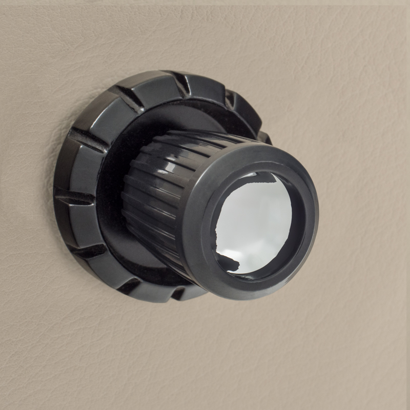 RetroSound R25 RetroSound Front Control Knobs Black with Chrome Insert