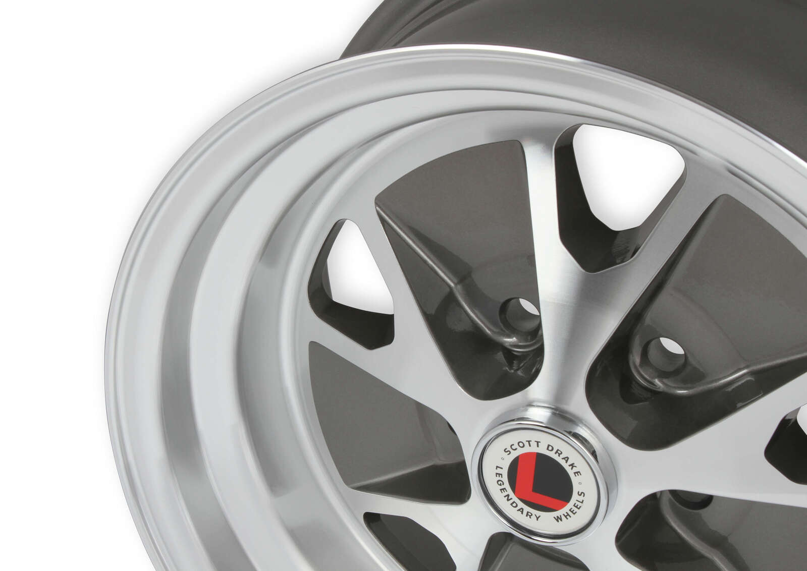 Legendary Wheels DRK LW20 50754B 15 X 7 Styled Alloy Wheel 5 On 4 5 BP 