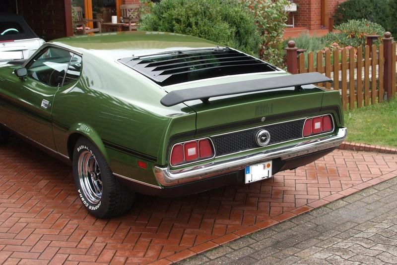 1971 1973 Mustang Fastback Rear Window Louver Kit