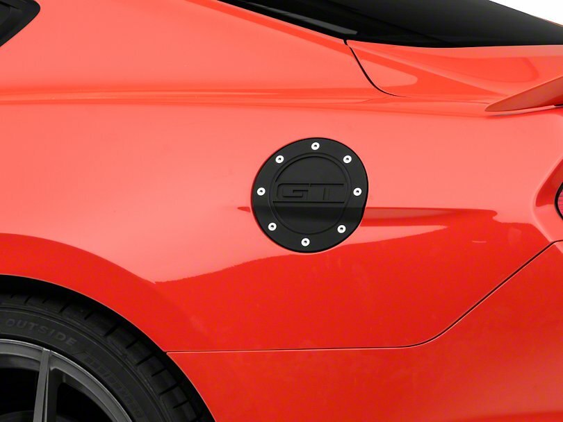 2015 2019 Mustang GT Comp Series Fuel Door Black