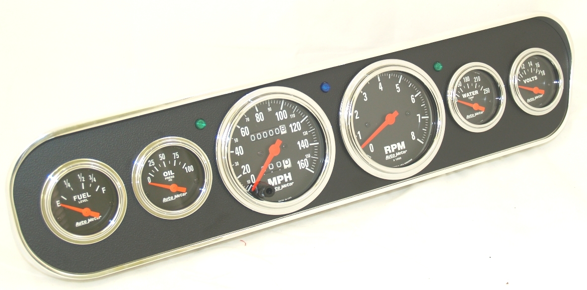 CPC INT6461XX 19641966 Mustang Billet Instrument Cluster Bezel