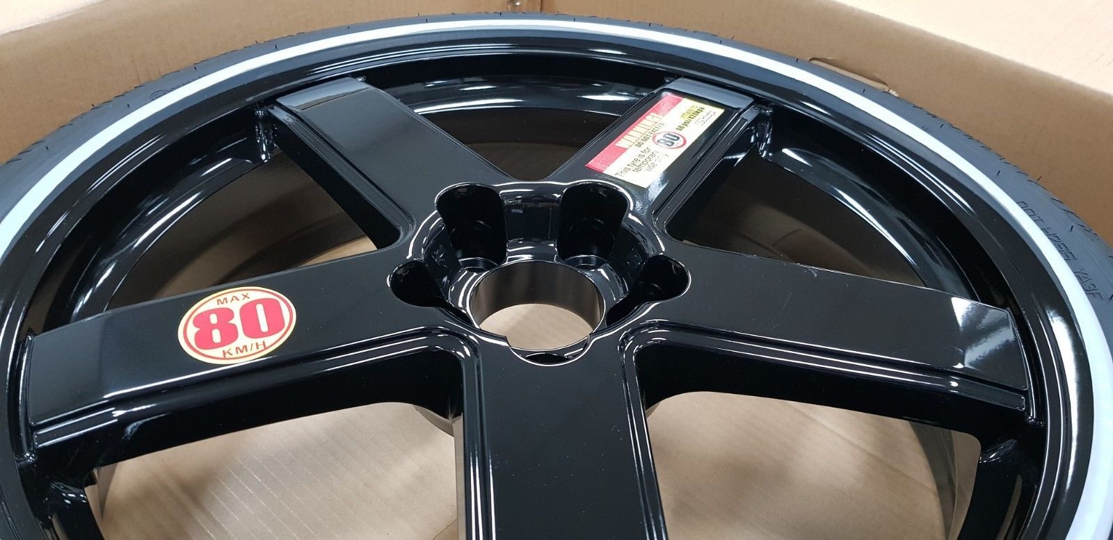 2015 2019 Mustang Space Saver Spare Wheel Kit including Jack & Wheelbrace