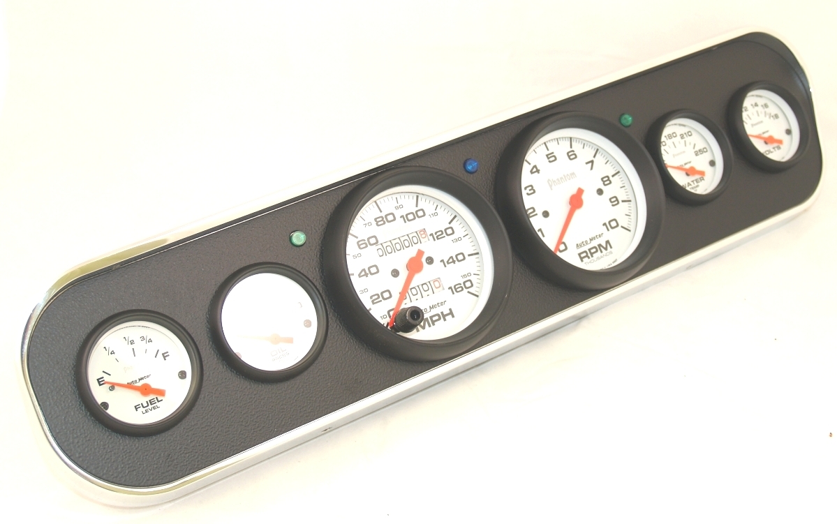 1964 1966 Mustang Billet Instrument Cluster Bezel with Black Camera