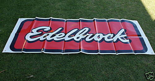 Edelbrock 0651 Edelbrock Banner Huge 96