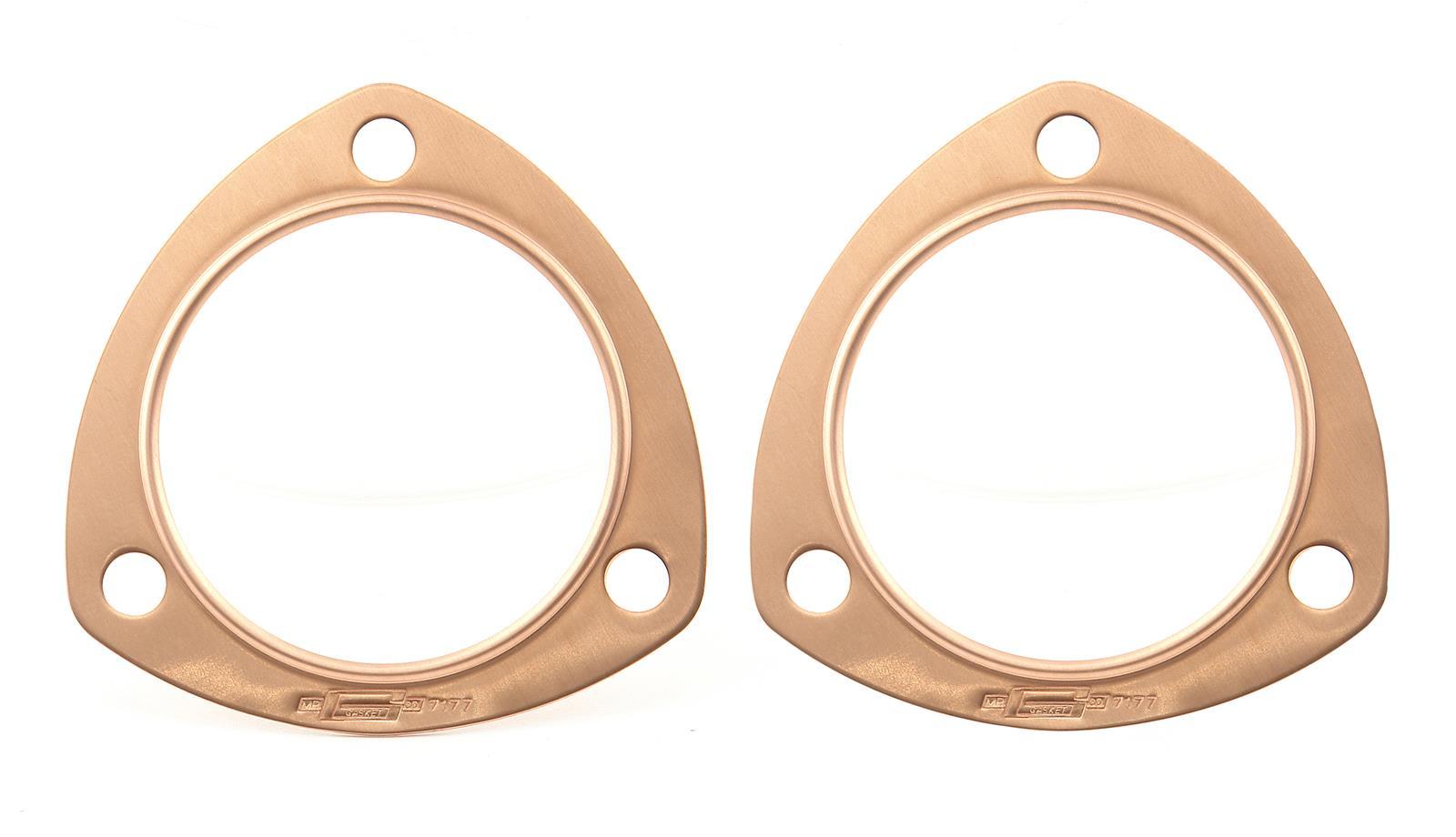 MR Gasket Exhaust Collector Manifold Gasket Copper Seal 3" Pair