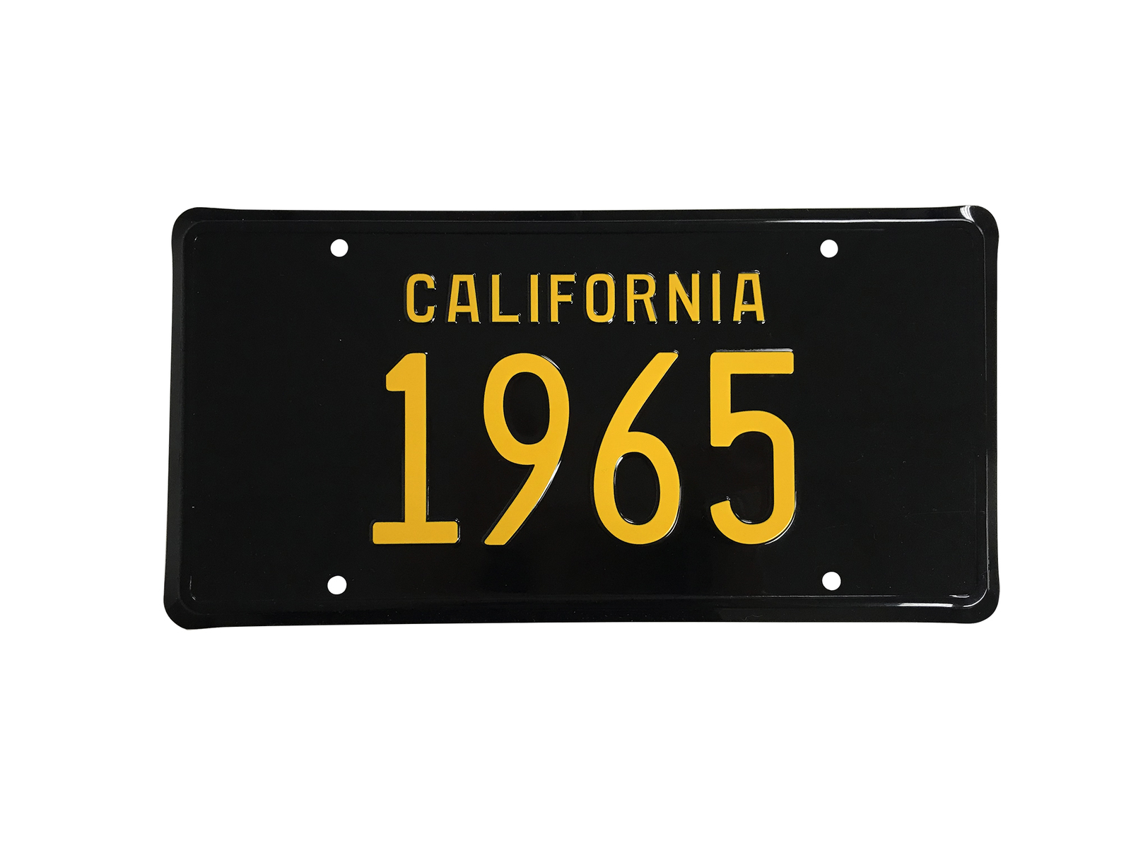 1965 California Novelty Licence Plate