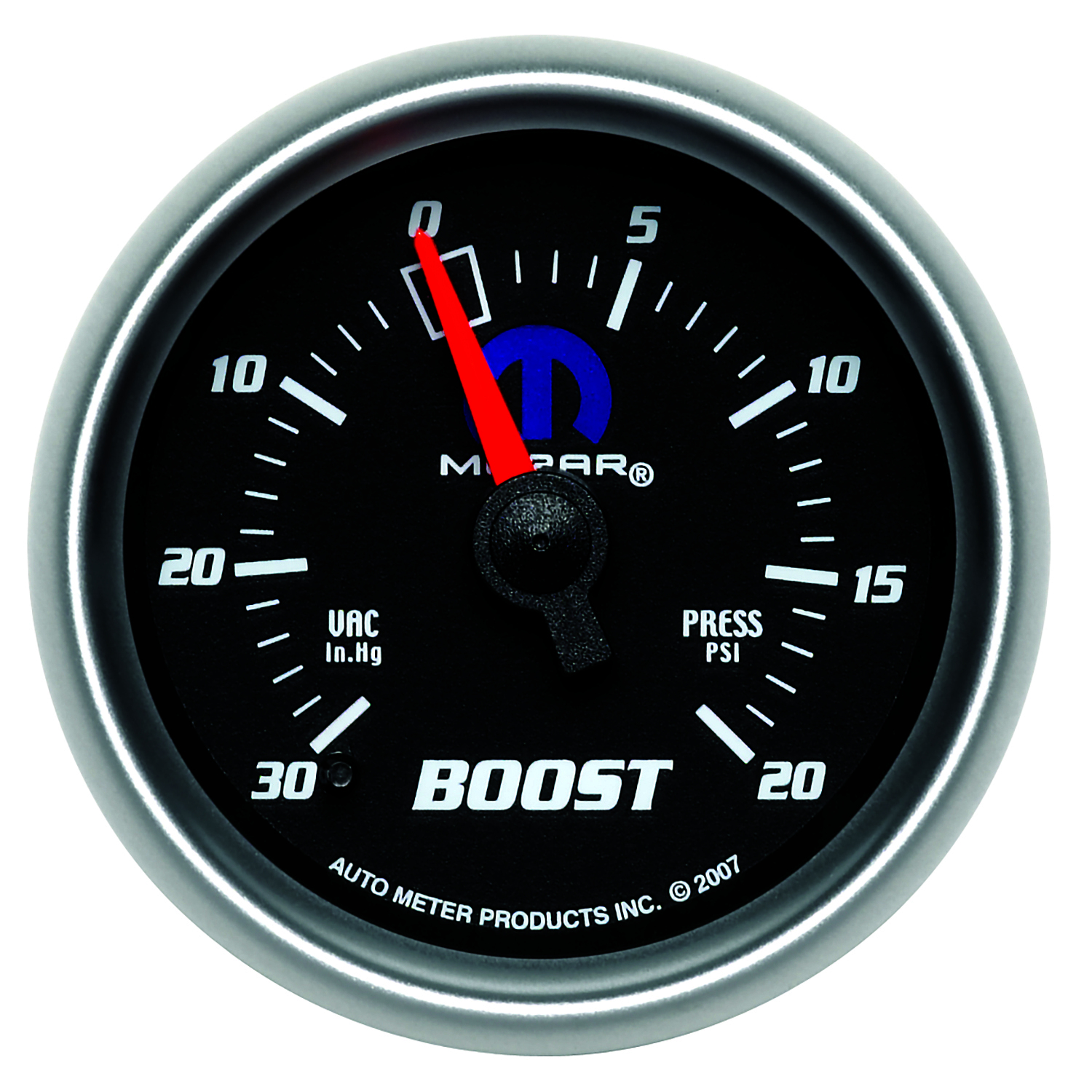 Autometer ATM88001Z Mopar 21/16" Mechanical Boost/Vacuum Gauge (30 In