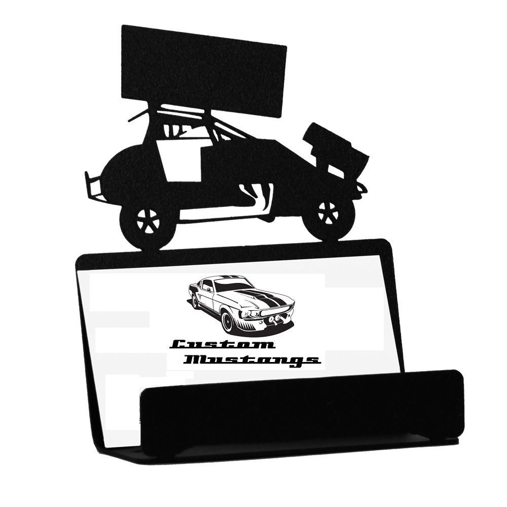 Metal Business Card Holder Mustang