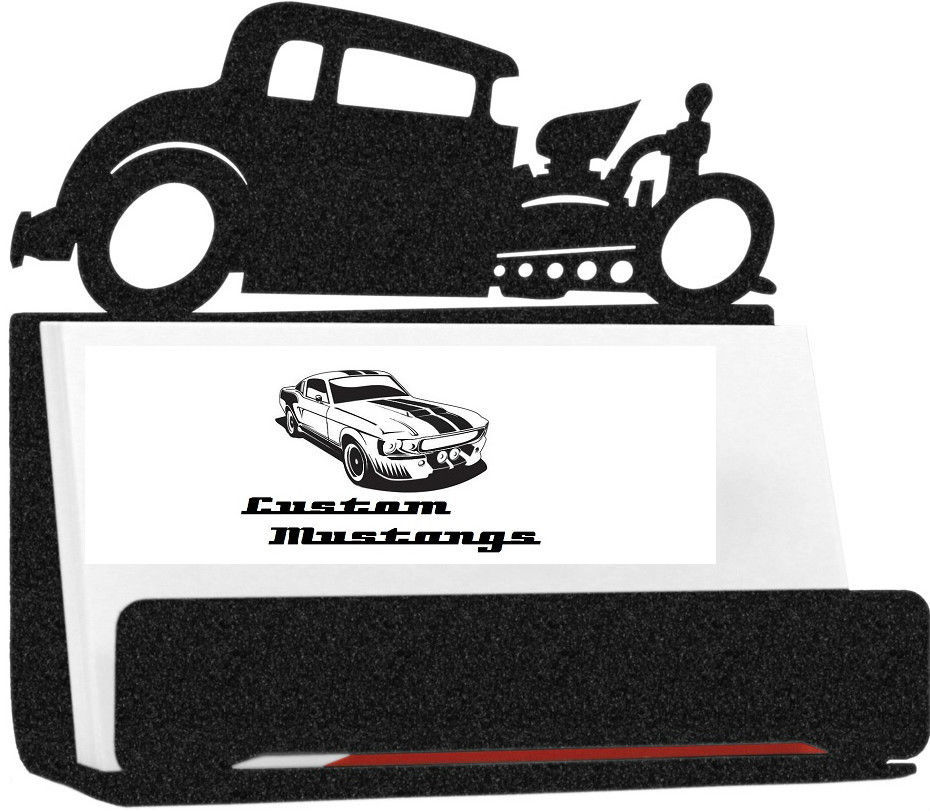 Metal Business Card Holder Mustang