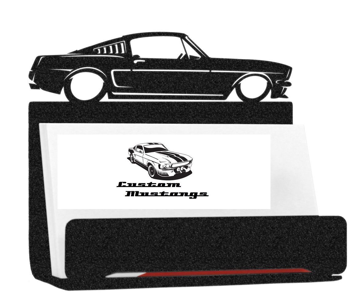 Metal Business Card Holder Mustang