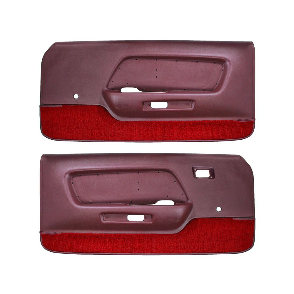 1969 Mustang Deluxe Door Panel (Dark Red)