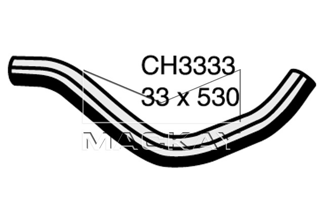 Mackay CH3333 Radiator Hose - Upper (Liteace YR21R 2.0L I4)