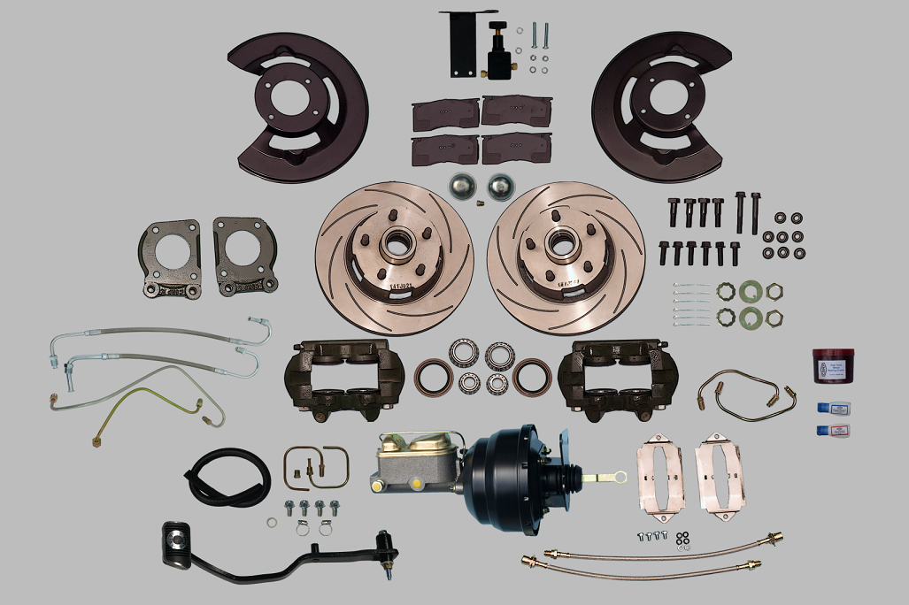1964 1966 Mustang Front Power Disc Brake Conversion Kit V8 Auto