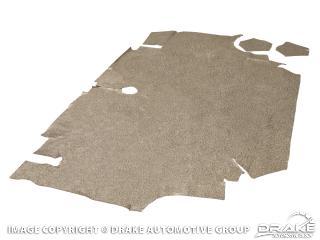 1964 1966 Mustang Fastback Trunk Mat Speckled