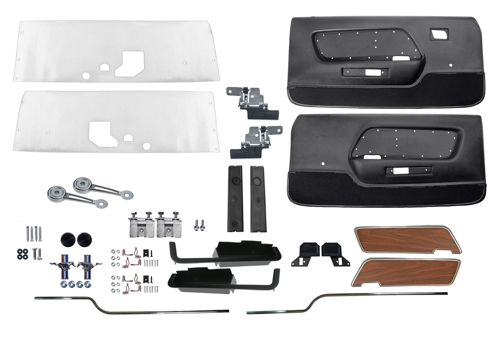 Custom Mustangs KIT DOR 6 1969 Mustang Deluxe Door Panel Kit