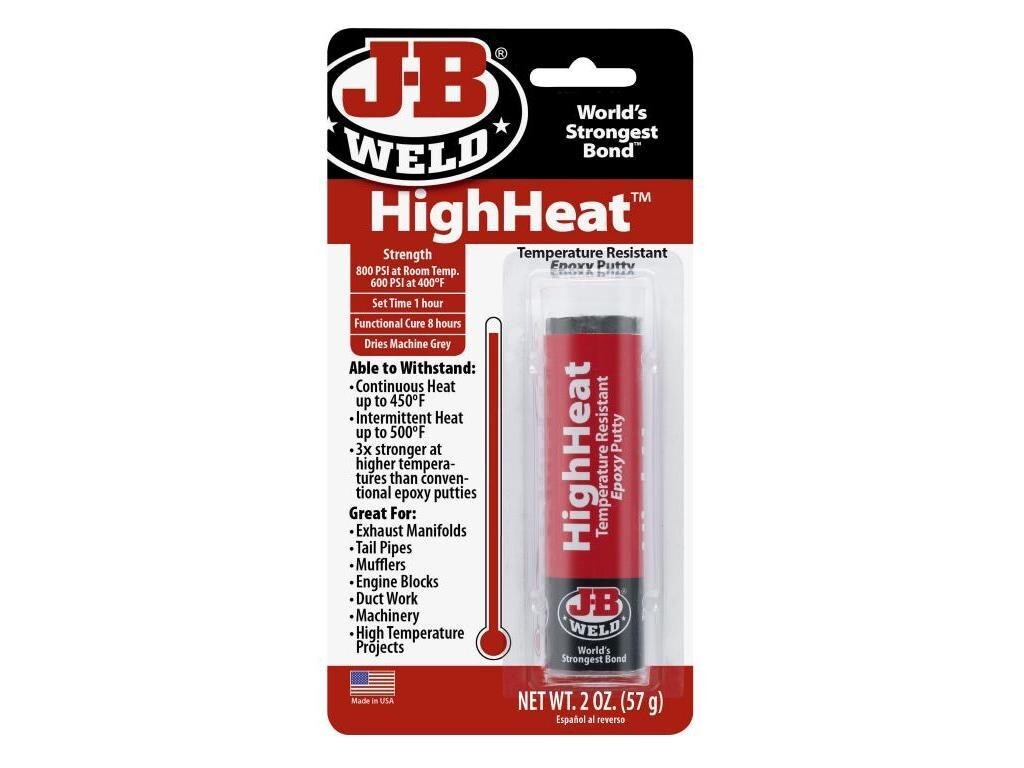 JB Weld RS8297 JB Weld High Heat Epoxy Putty Stick