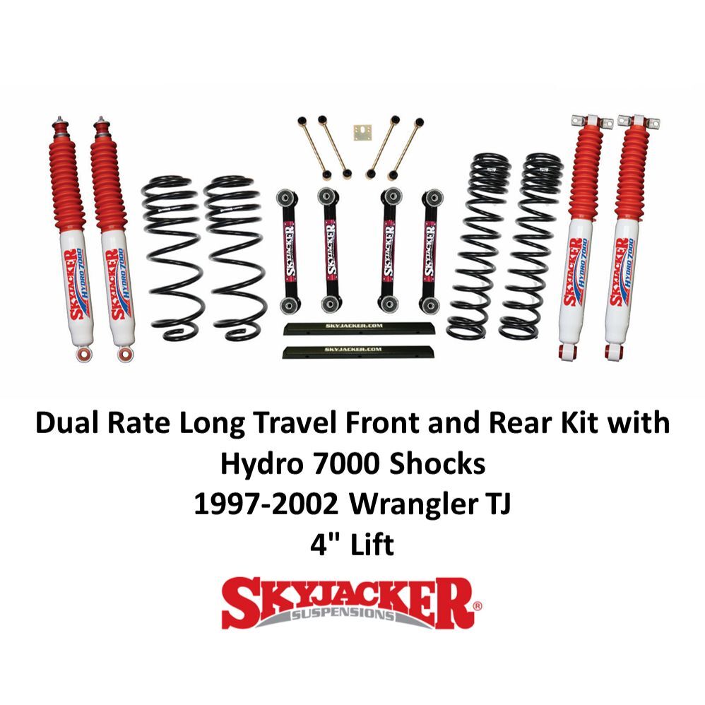 Skyjacker TJ-4 Skyjacker TJ 1997 - 2002 Jeep Wrangler 4 Skyjacker TJ-4 Skyjacker TJ 1997 - 2002 Jeep Wrangler 4