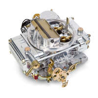 Holley Carburetor Model 4160 750 cfm Square Bore Electric Choke 4-Barrel Vacuum Single Inlet Aluminium