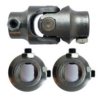 Borgeson Power Steering Conversion Steering Coupler Universal Joint 3/4" DD - 3/4" DD