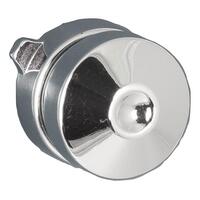 Chrome Front & Rear Metal Knob Set (Pair)