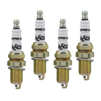 Accel Ignitions Shorty Header Spark Plug Resistor Heat Range 4 Set of 4
